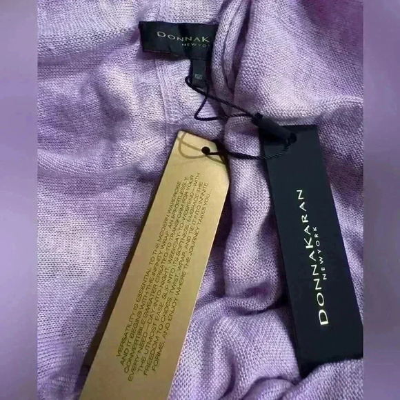 NWT Donna Karan DKNY
Open Sweater Vest 100% linen multiway
infinity wrap Sz XS/S - Picture 5 of 10